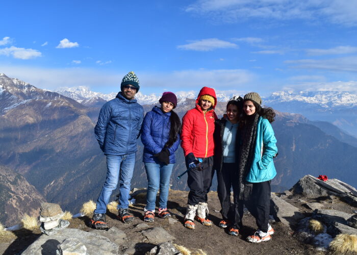 Trekkers at Chopta Trek - Outdoor Monks